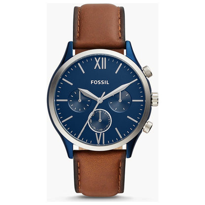 Front view of Fossil Fenmore Men's Quartz Watch BQ2402