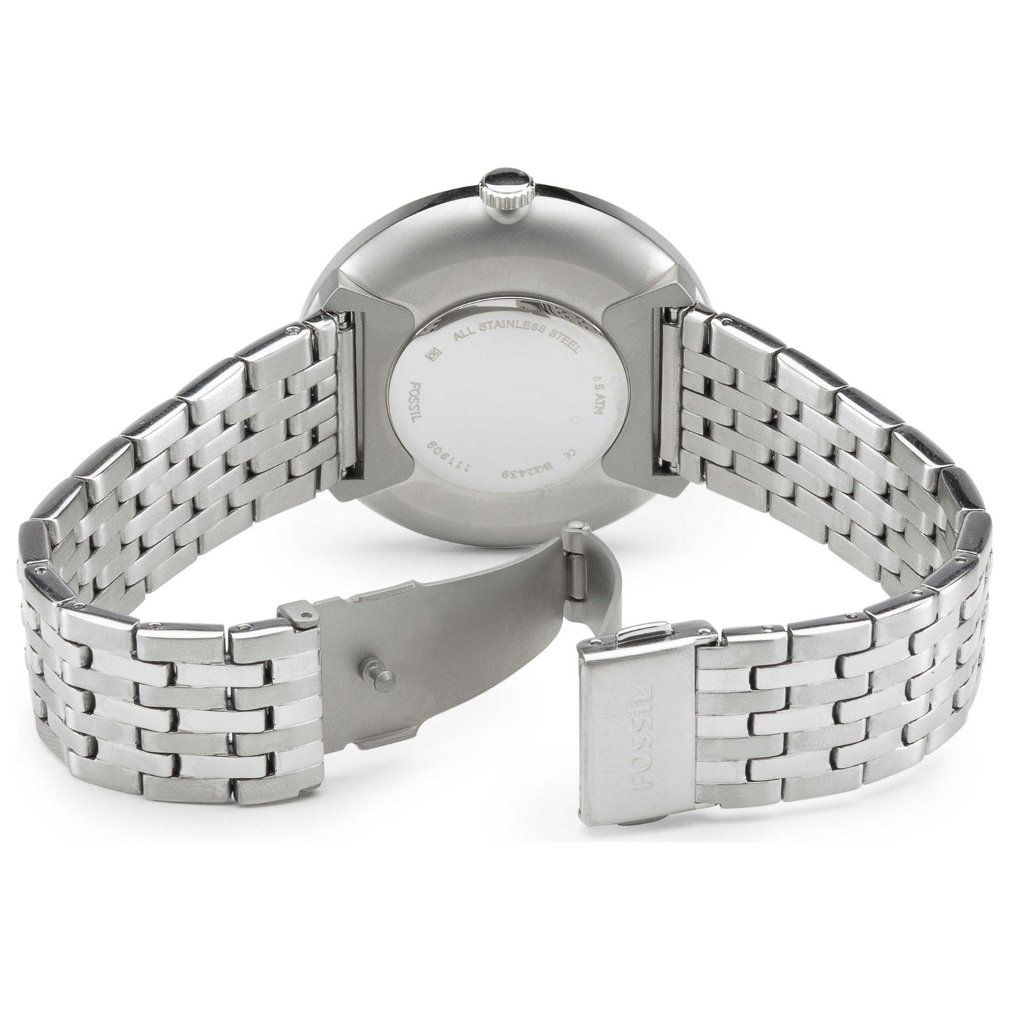Back view of Fossil Hutton Men's Quartz Watch BQ2439
