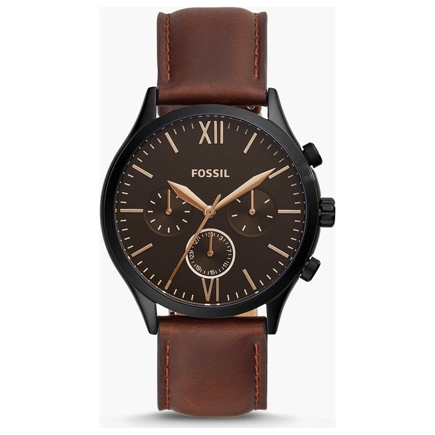 Front view of Fossil Fenmore Men's Quartz Watch BQ2453