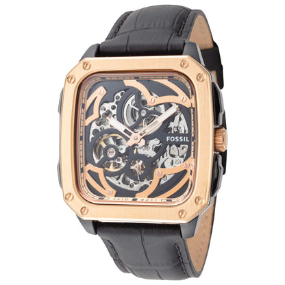 Front view of Fossil Inscription Men's Automatic Watch BQ2572