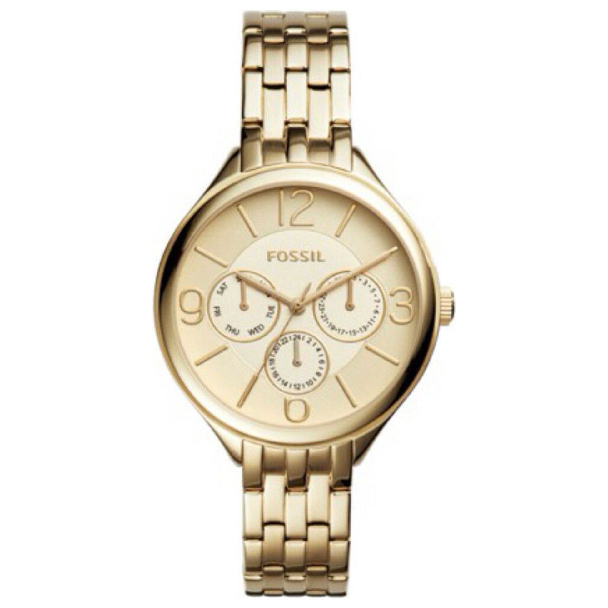 Front view of Fossil Suitor Women's Quartz Watch BQ3128