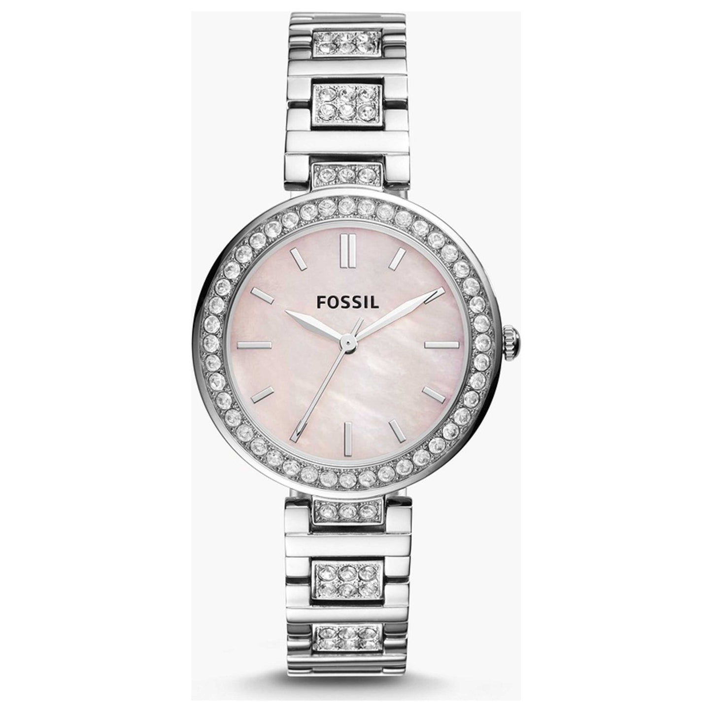 Front view of Fossil Karli Women's Quartz Watch BQ3182