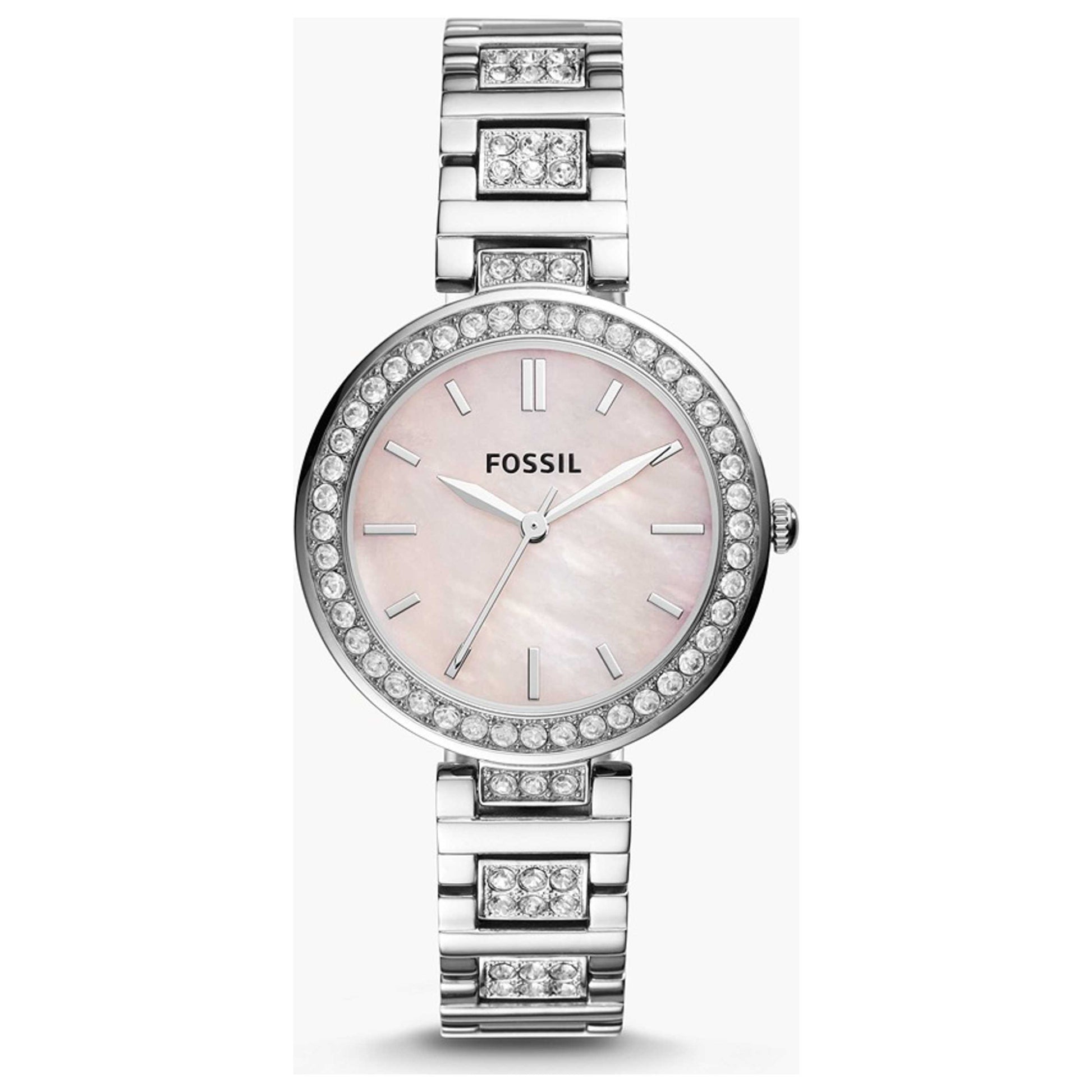 Front view of Fossil Karli Women's Quartz Watch BQ3182