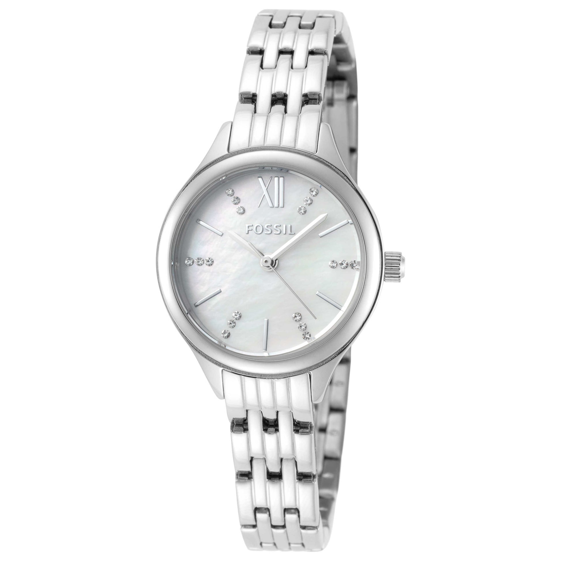 Front view of Fossil Suitor Mini Women's Quartz Watch BQ3332