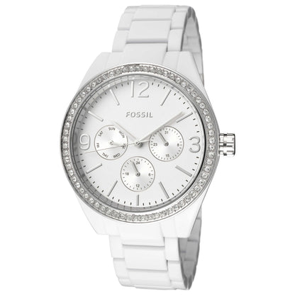 Front view of Fossil Caleigh Men's Quartz Watch BQ3343