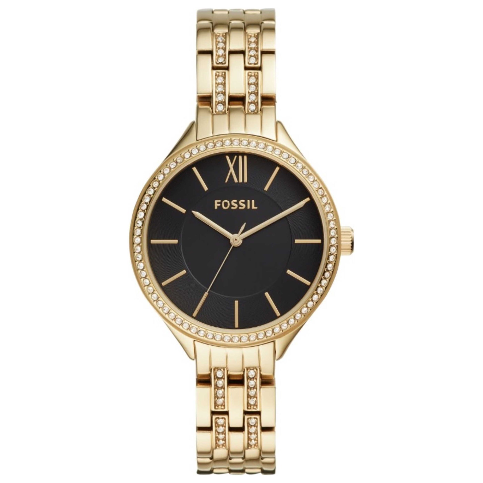 Front view of Fossil Suitor Women's Quartz Watch BQ3424