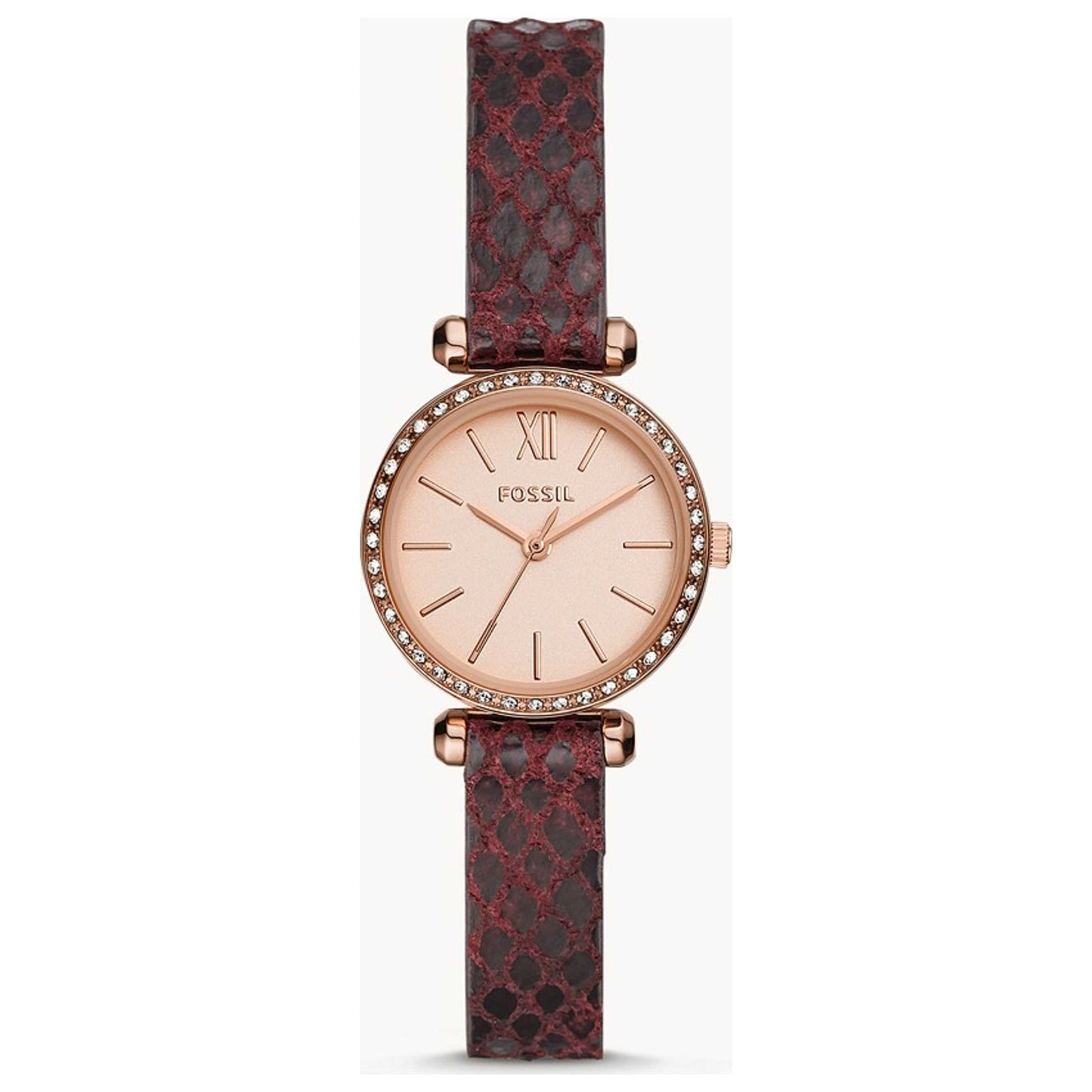 Front view of Fossil Tillie Mini Women's Quartz Watch BQ3557