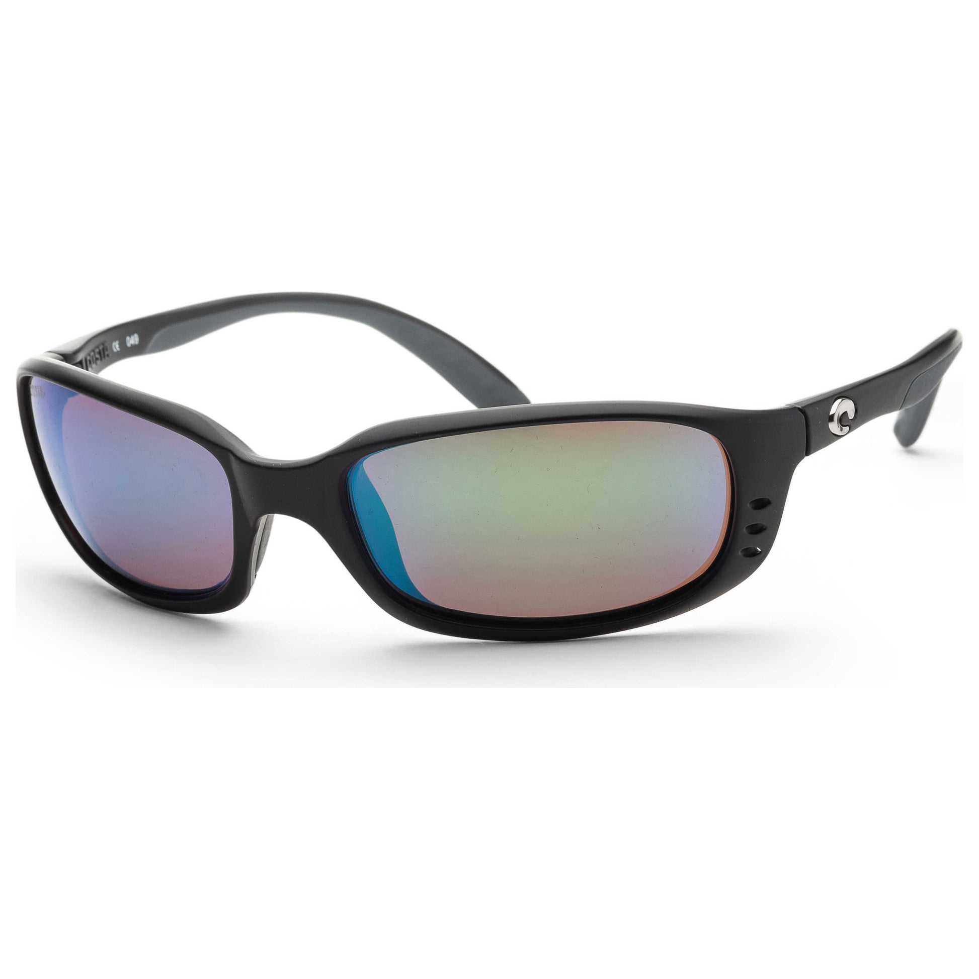 Front view of Costa del Mar Brine Unisex Sunglasses BR-11-EGMGLP