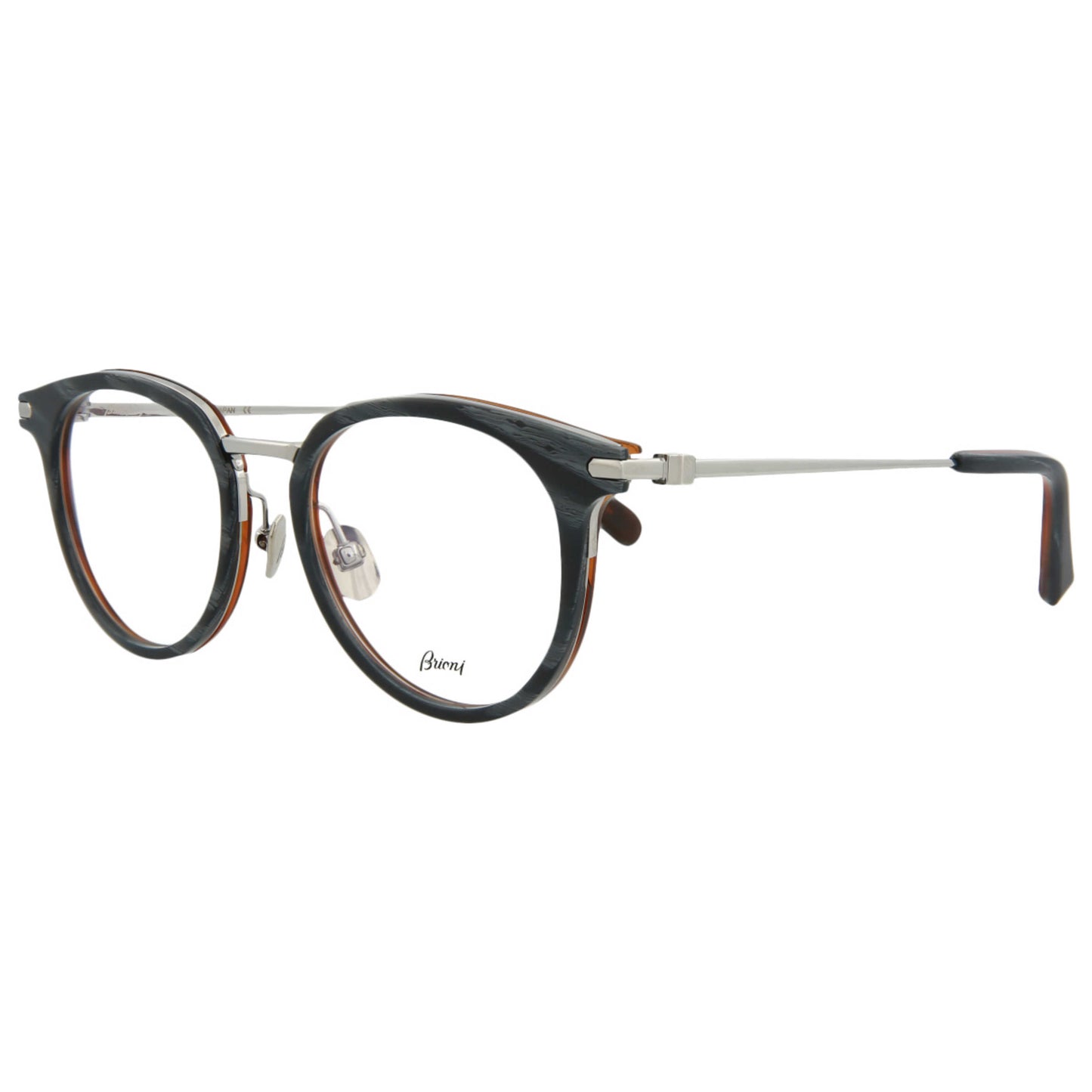 Front view of Brioni Novelty Men's Opticals BR0009O-30000772-004