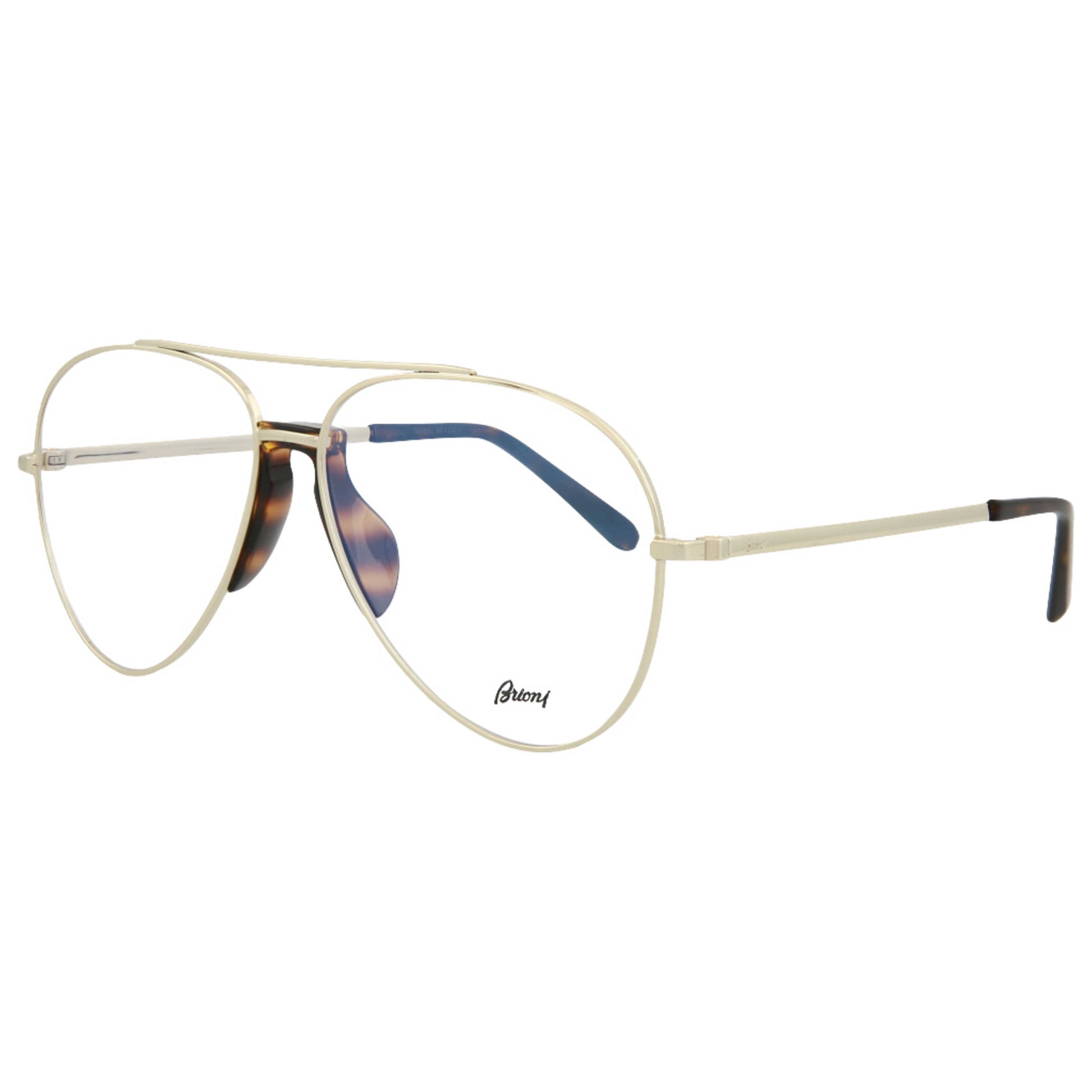 Front view of Brioni Novelty Men's Opticals BR0052O-30006161-002