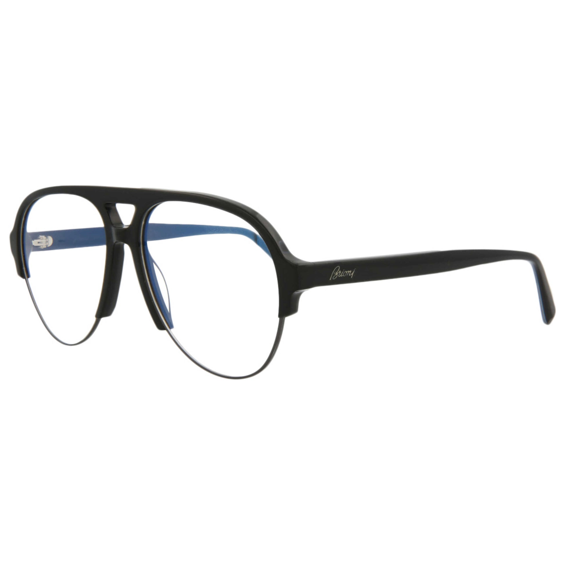 Front view of Brioni Novelty Men's Opticals BR0055O-30006159-001