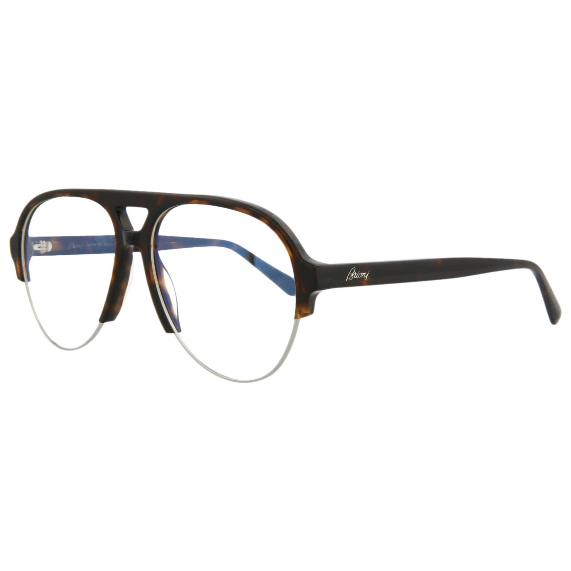 Front view of Brioni Novelty Men's Opticals BR0055O-30006159-003
