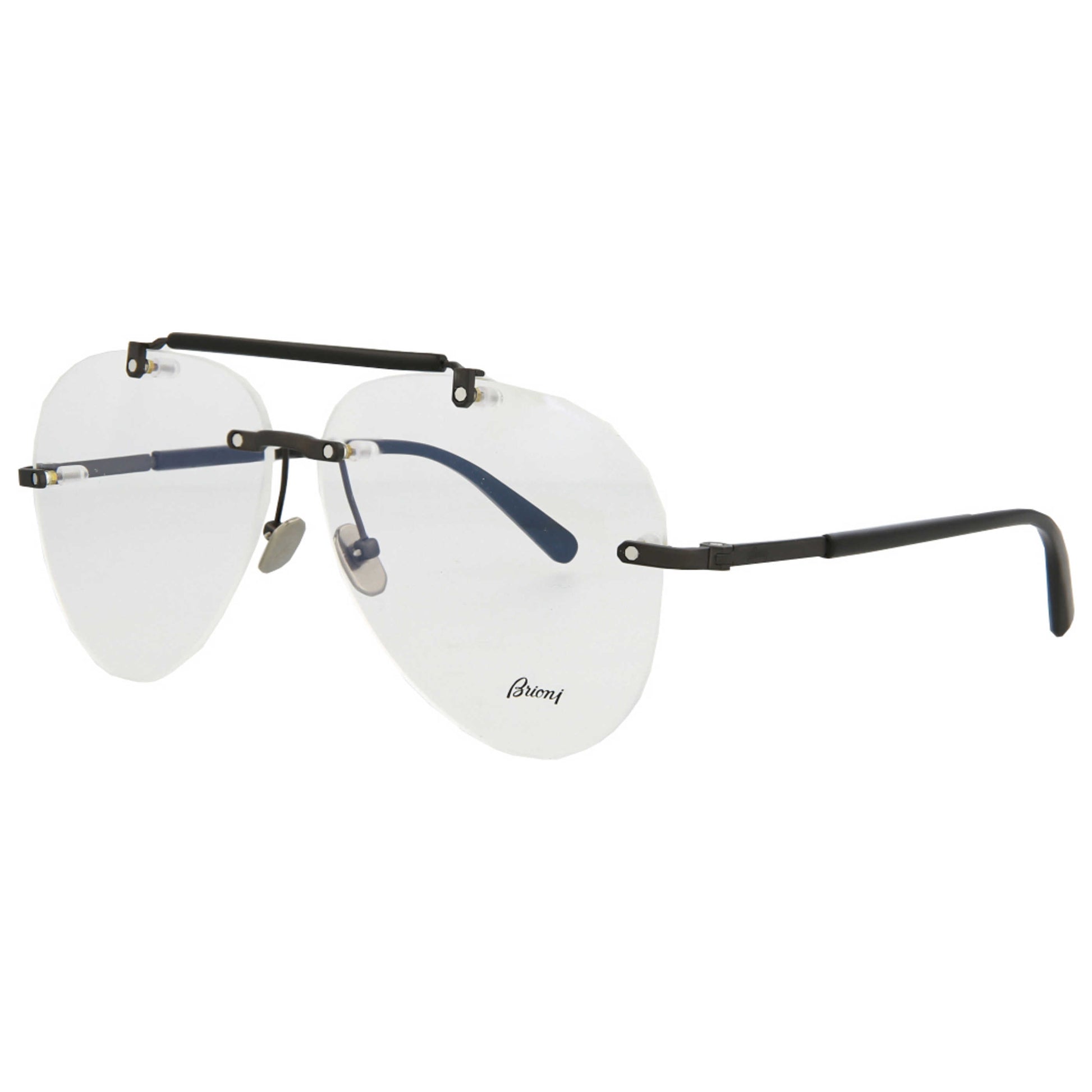 Front view of Brioni Novelty Men's Opticals BR0061O-30006447-001