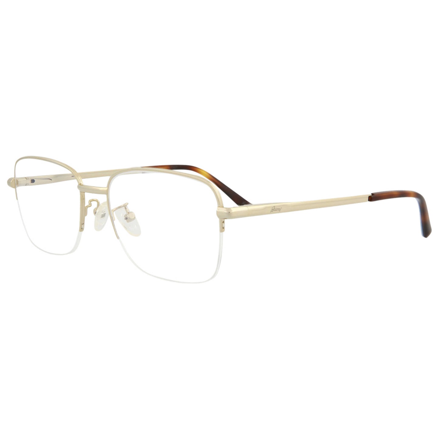 Front view of Brioni Novelty Men's Opticals BR0075O-30008715-003