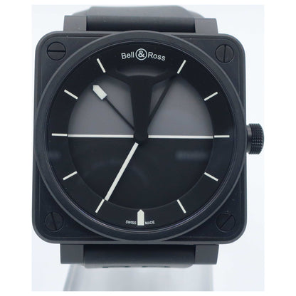 Front view of Bell & Ross Aviation Men's Automatic Watch BR01-92-HORIZON-SD