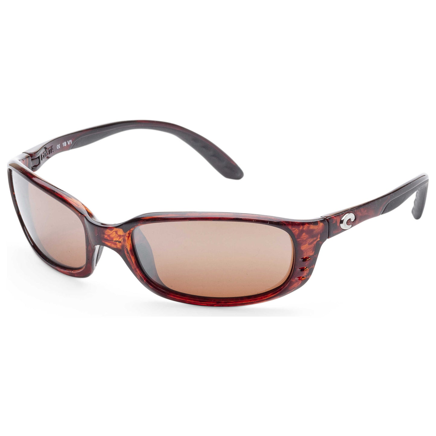 Front view of Costa del Mar Brine Unisex Sunglasses BR10OSCGLP
