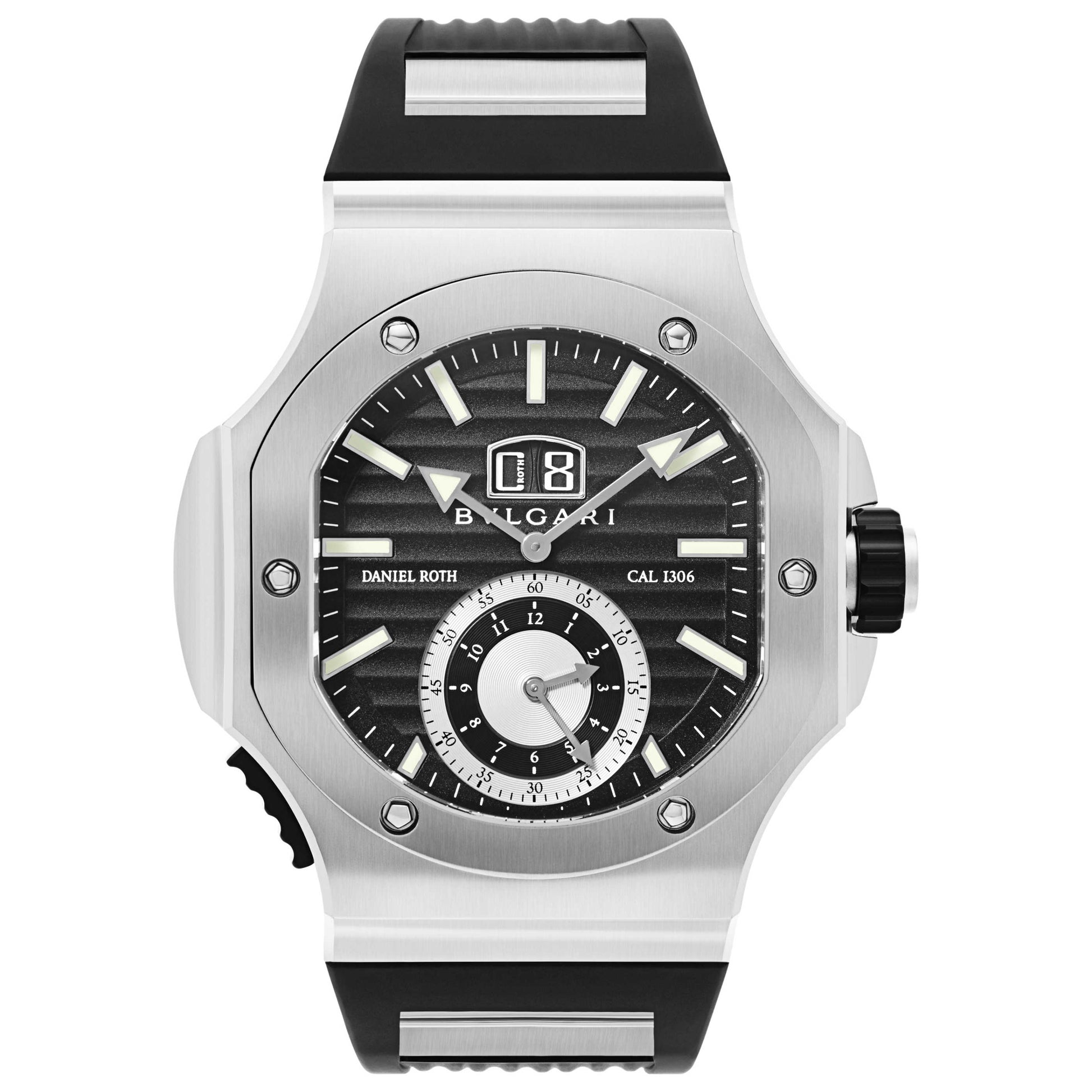 Front view of Bulgari Endurer Chronosprint Men's Automatic Watch BRE56BSVDCHS