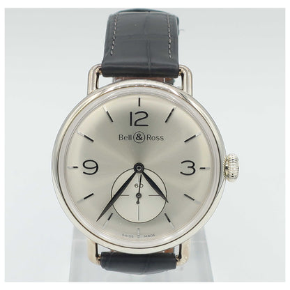 Front view of Bell & Ross WW1 Men's Manual-Wind Watch BRWW1-ME-AG-SISCR-SD