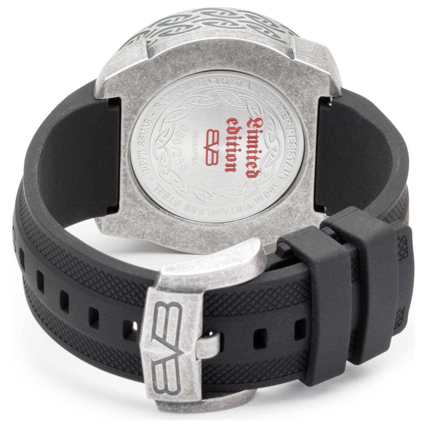 Back view of Bomberg Bolt-68 Men's Automatic Watch BS45AOSP-057-1-3