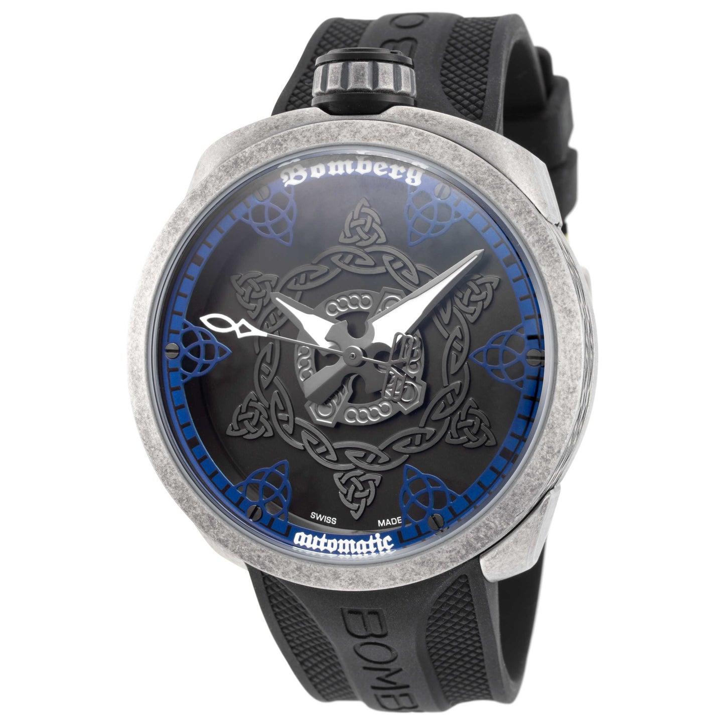Front view of Bomberg Bolt-68 Men's Automatic Watch BS45AOSP-057-1-3