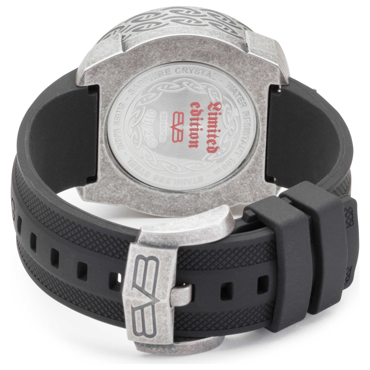 Back view of Bomberg Bolt-68 Men's Automatic Watch BS45AOSP-057-3-3