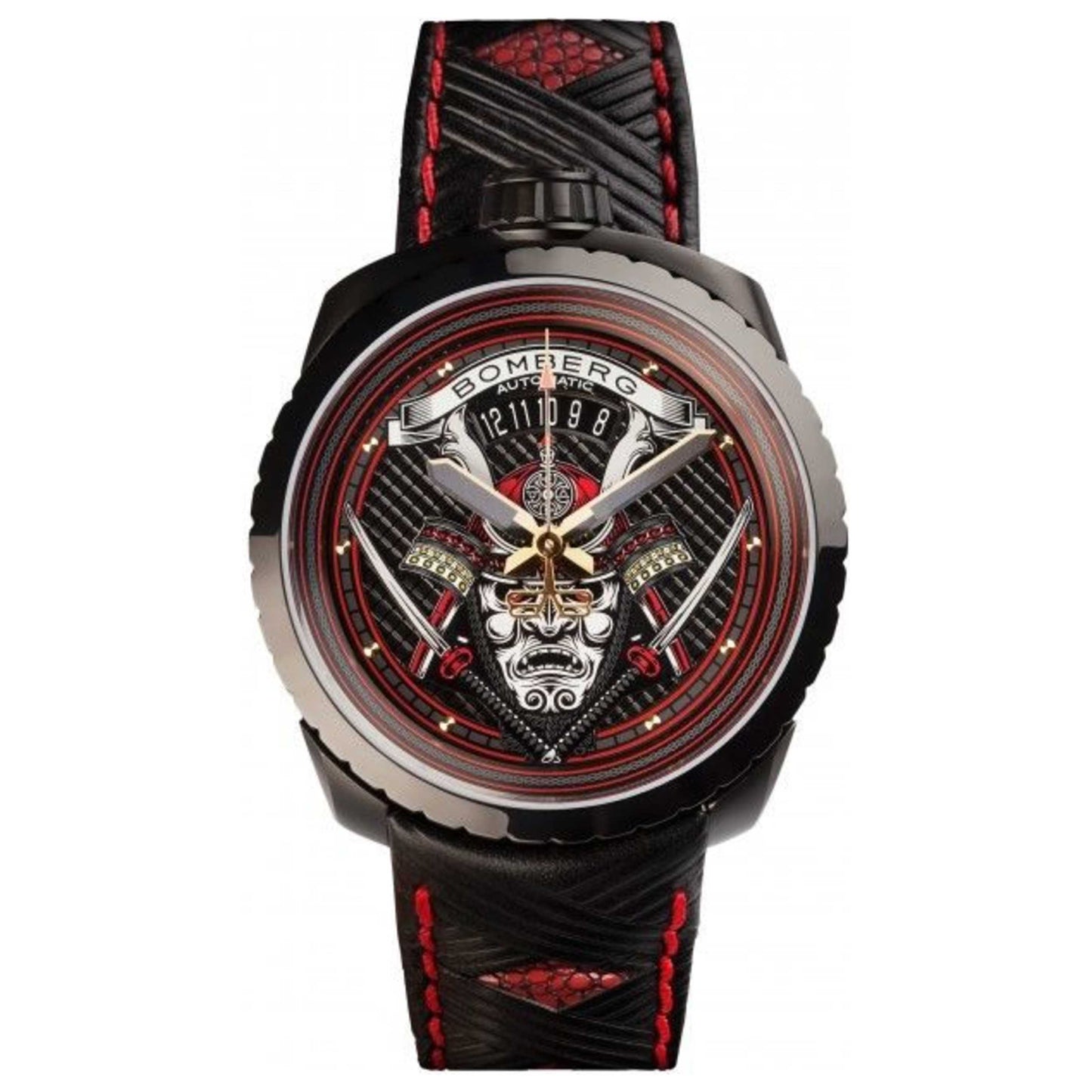 Front view of Bomberg BOLT-68 Men's Automatic Watch BS45APBA-037-3