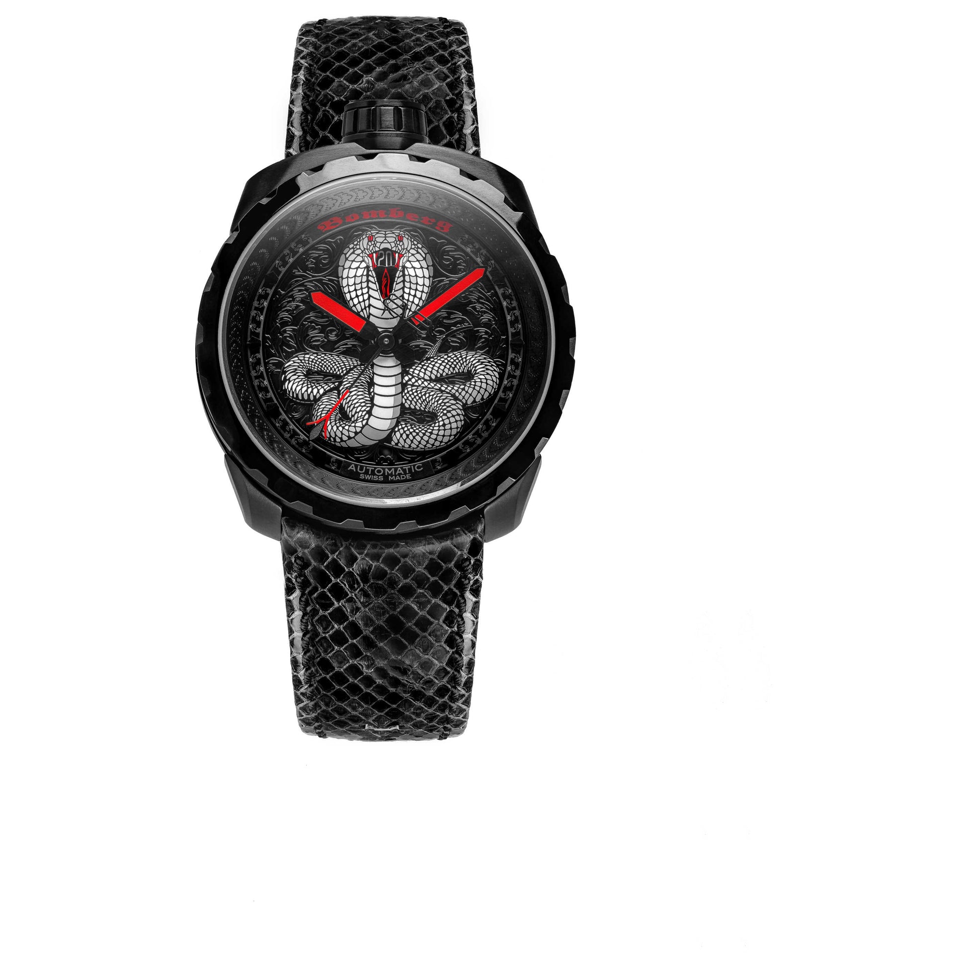 Front view of Bomberg Bolt-68 Men's Automatic Watch BS45APBA-043-1-3