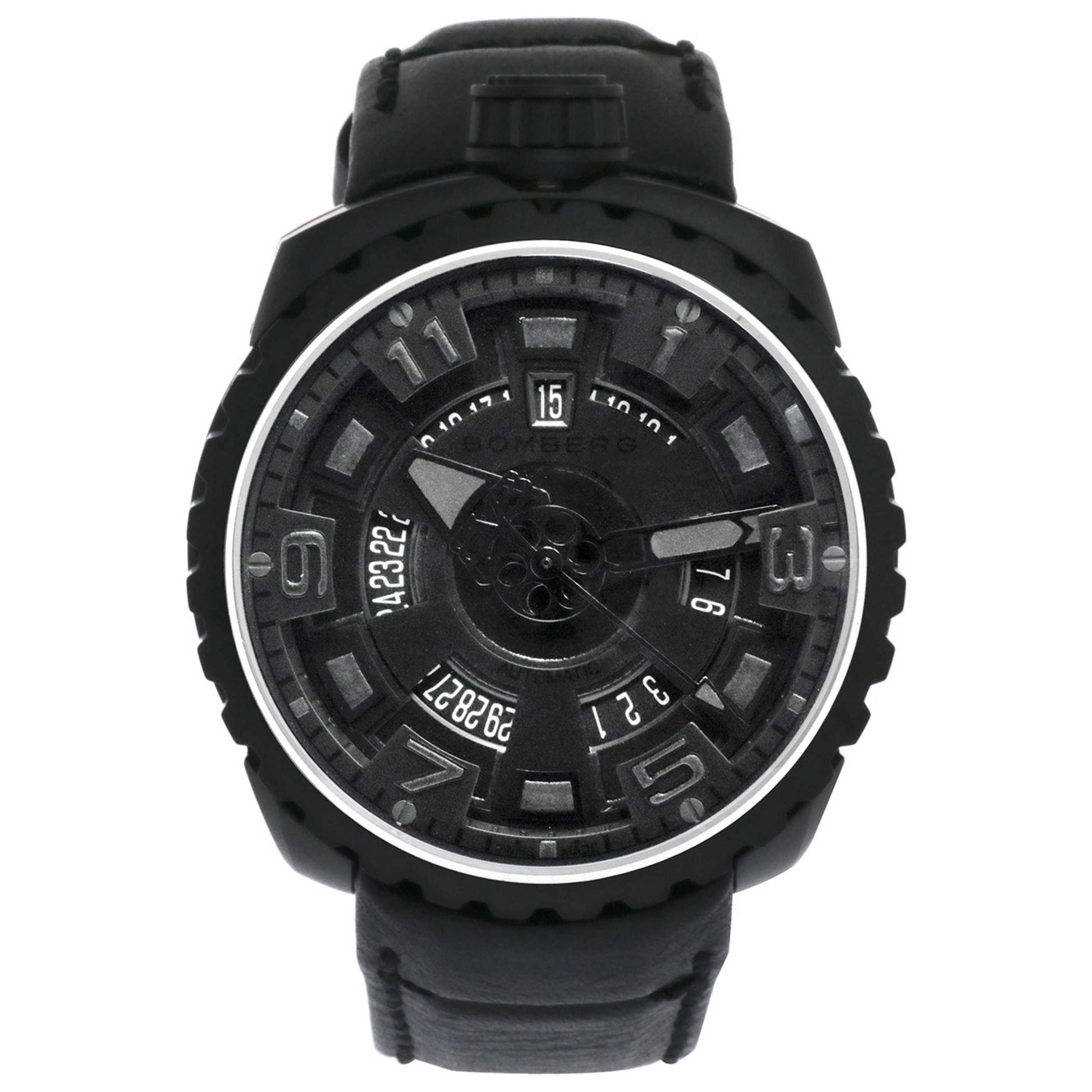 Front view of Bomberg BOLT-68 Men's Automatic Watch BS45APBA-045-5-3