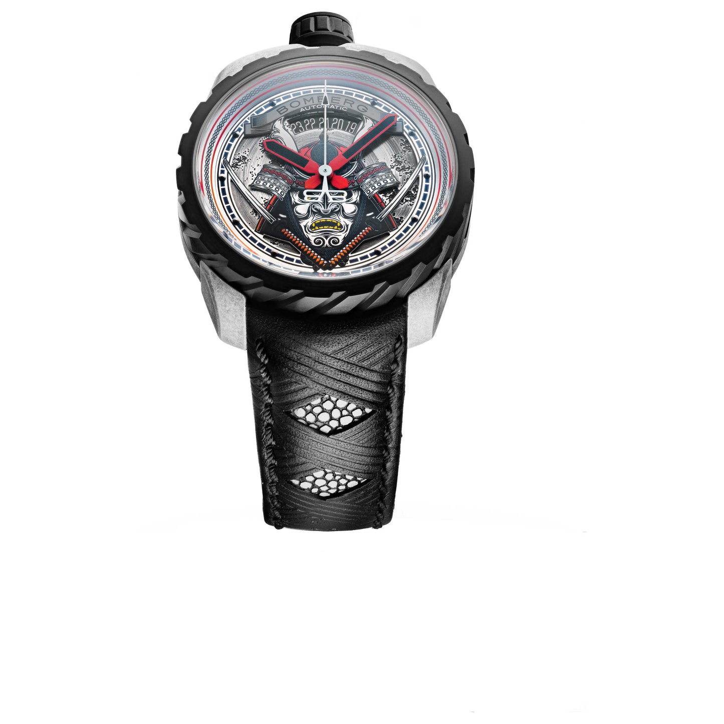 Front view of Bomberg Bolt-68 Men's Automatic Watch BS45ASP-042-1-3