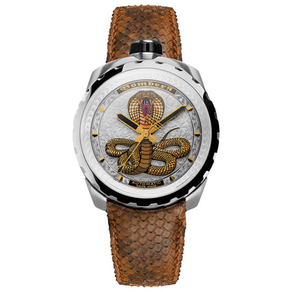 Front view of Bomberg Bolt-68 Men's Automatic Watch BS45ASS-043-2-3