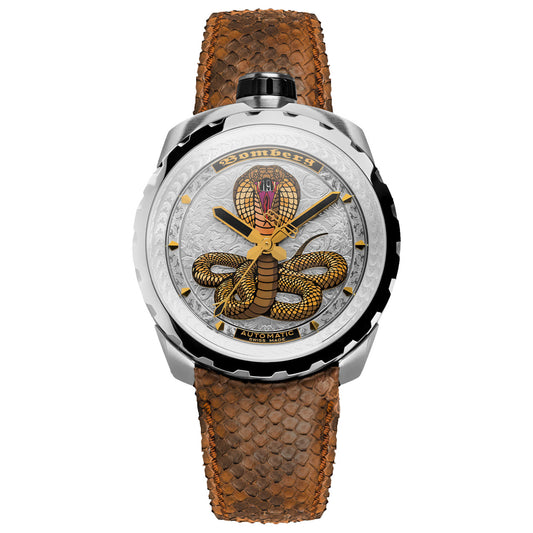 Front view of Bomberg Bolt-68 Men's Automatic Watch BS45ASS-043-2-3