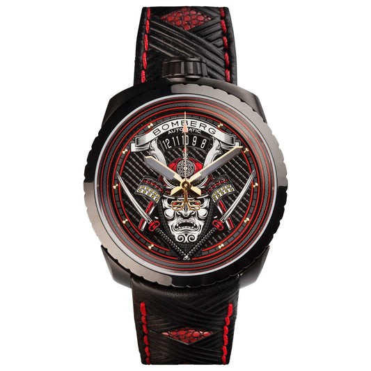 Front view of Bomberg Bolt-68 Men's Automatic Watch BS45CHAPBA-037-3
