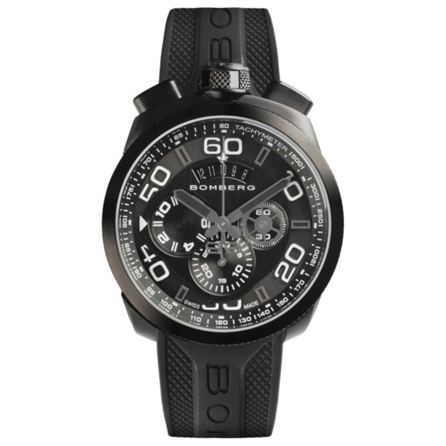 Front view of Bomberg BOLT-68 Men's Quartz Watch BS45CHPBA-012-3