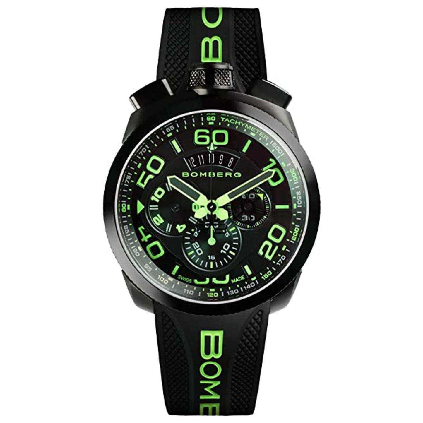 Front view of Bomberg BOLT-68 Men's Quartz Watch BS45CHPBA-028-3