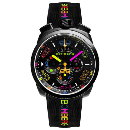 Front view of Bomberg BOLT-68 Men's Quartz Watch BS45CHPBA-049-3