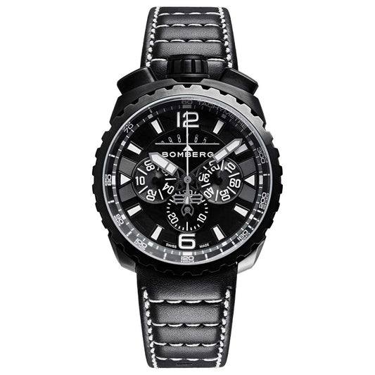 Front view of Bomberg Bolt-68 Men's Quartz Watch BS45CHPBA-050-6-3