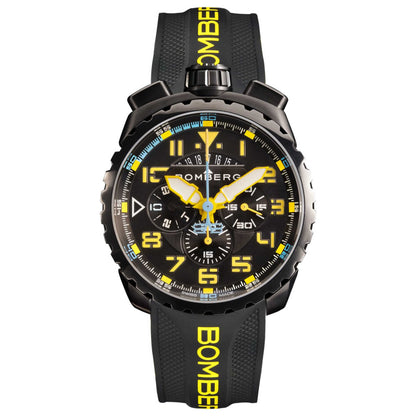Front view of Bomberg BOLT-68 Men's Quartz Watch BS45CHPBA-050-9-3