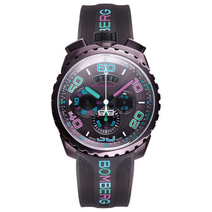 Front view of Bomberg Bolt-68 Men's Quartz Watch BS45CHPBR-049-3-3