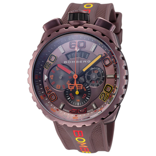 Front view of Bomberg Bolt-68 Men's Quartz Watch BS45CHPBR-049-4-3