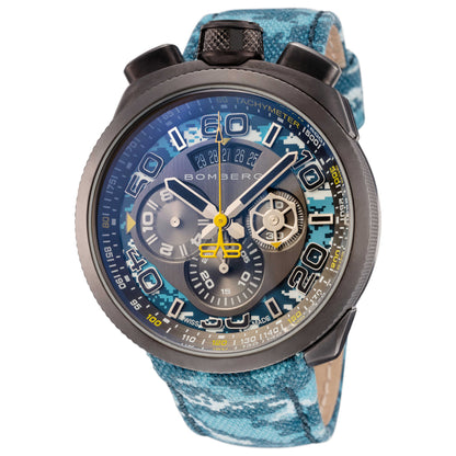 Front view of Bomberg Bolt-68 Men's Quartz Watch BS45CHPGM-035-3