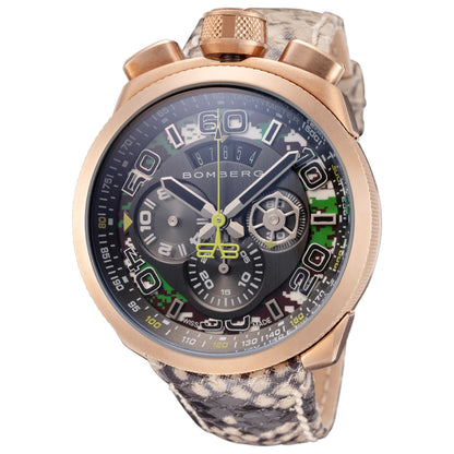 Front view of Bomberg Bolt-68 Men's Quartz Watch BS45CHPPK-048-3