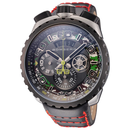 Front view of Bomberg Bolt-68 Men's Quartz Watch BS45CHSP-050-4-3