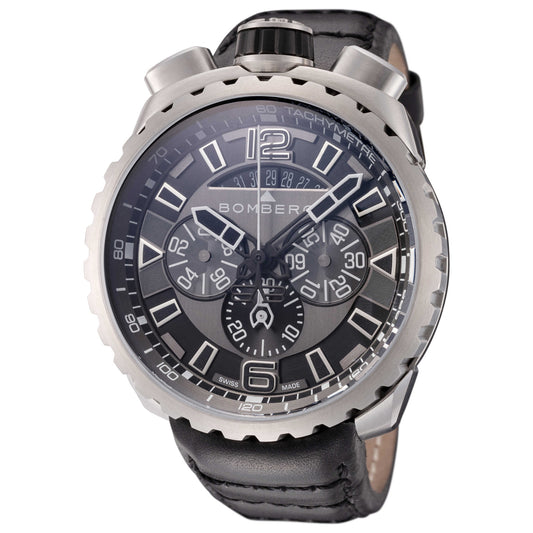 Front view of Bomberg Bolt-68 Men's Quartz Watch BS45CHSS-050-8-3