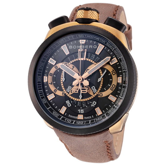 Front view of Bomberg Bolt-68 Men's Quartz Watch BS45CHTT-017-3