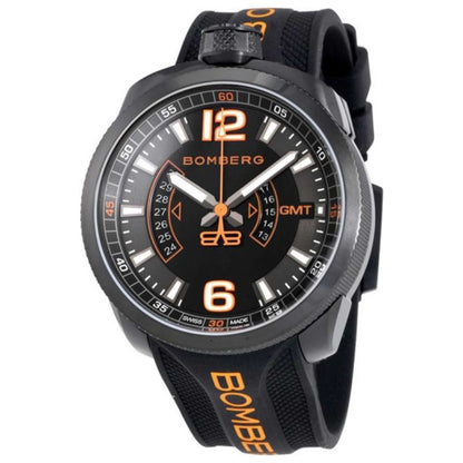 Front view of Bomberg BOLT-68 Men's Quartz Watch BS45GMTPBA-026-3