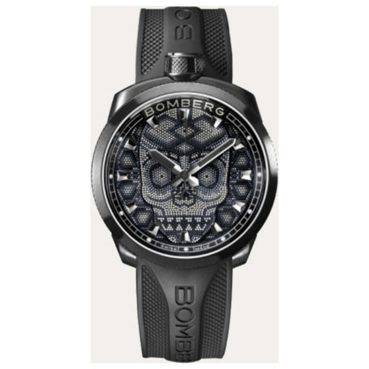 Front view of Bomberg BOLT-68 Men's Quartz Watch BS45H3PBA-SKP-3-3