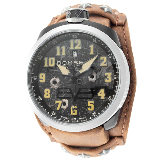 Front view of Bomberg Bolt-68 Men's Quartz Watch BS45H3SP-VPI-1-3