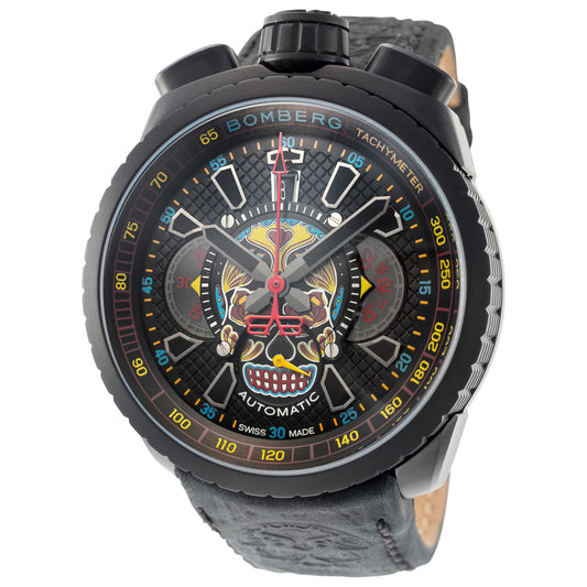 Front view of Bomberg Bolt-68 Men's Automatic Watch BS47CHAPBA-024-4-3