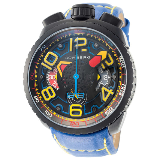 Front view of Bomberg Bolt-68 Men's Automatic Watch BS47CHAPBA-041-3-3