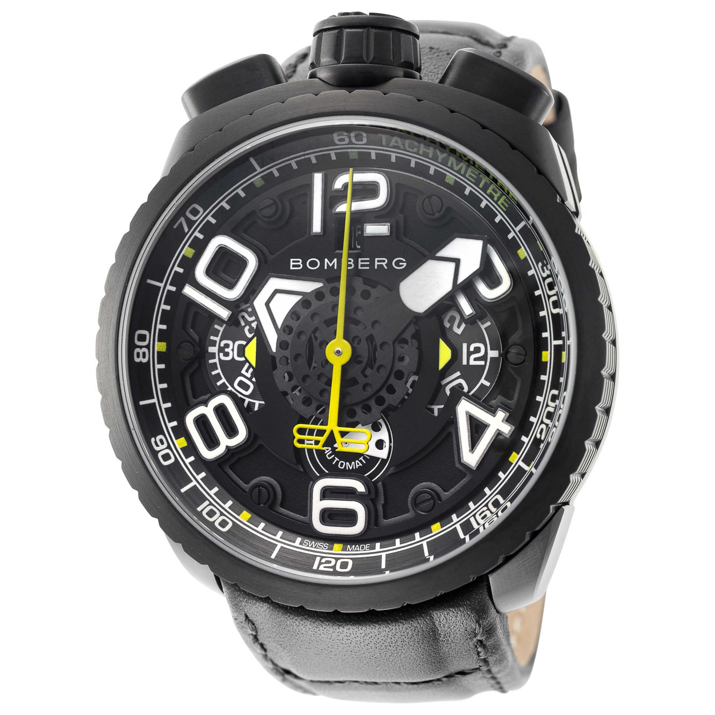 Front view of Bomberg Bolt-68 Men's Automatic Watch BS47CHAPBA-041-6-3